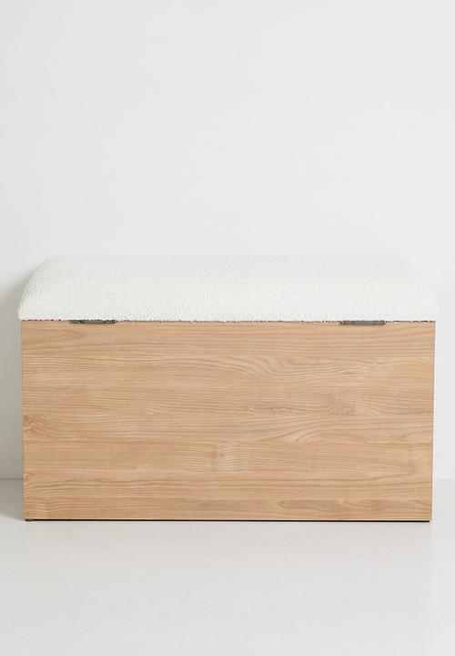Sixth Floor - Cloud Curvy Storage Ottoman - Natural
