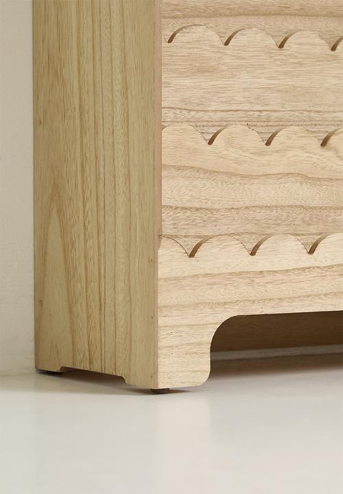 Sixth Floor - Seaside Scallop Bookshelf - Natural