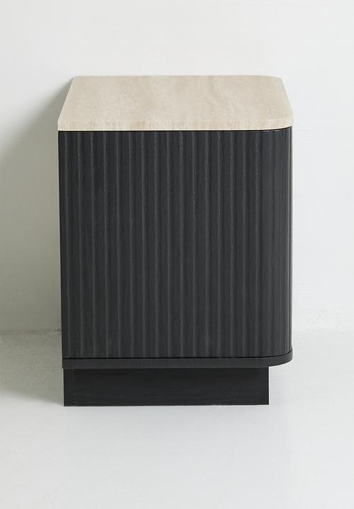 Sixth Floor - Maru Bedside Table - Black