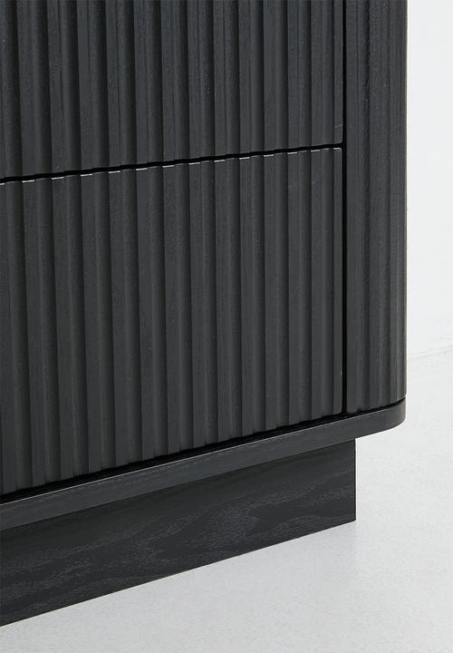 Sixth Floor - Maru Bedside Table - Black