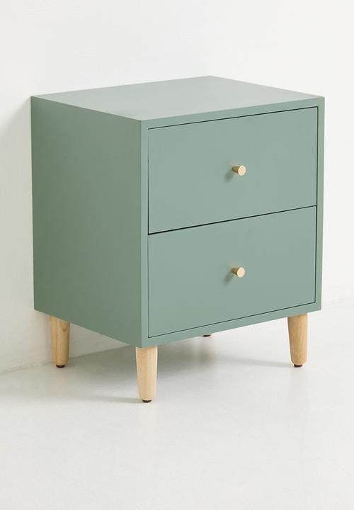 Sixth Floor - Sorbet Bedside Table - Green