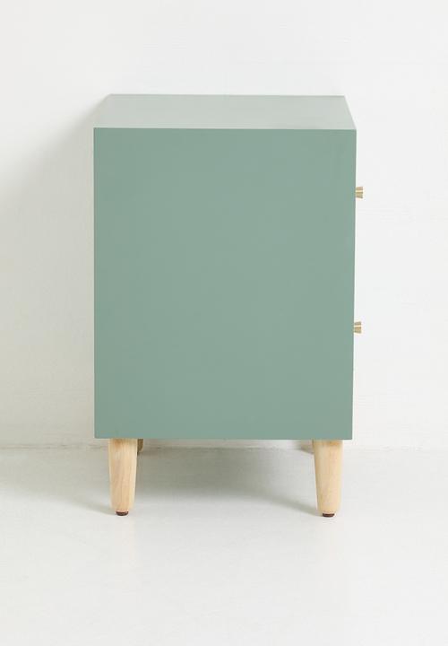Sixth Floor - Sorbet Bedside Table - Green