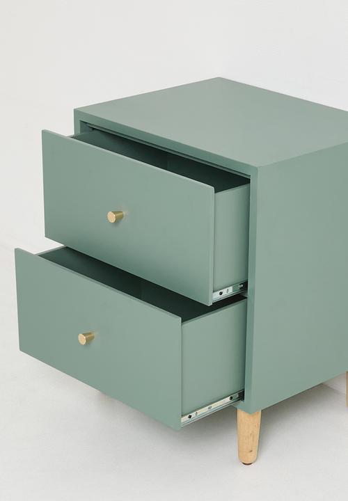 Sixth Floor - Sorbet Bedside Table - Green