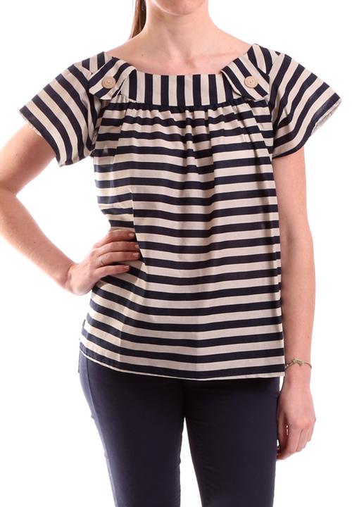 I Love Leroy - Smock Top – Navy & Milk