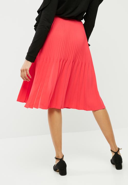 Vero Moda - Luna pleated midi skirt
