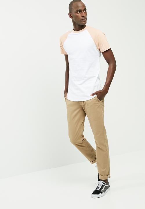 basicthread - Plain slim raglan tee