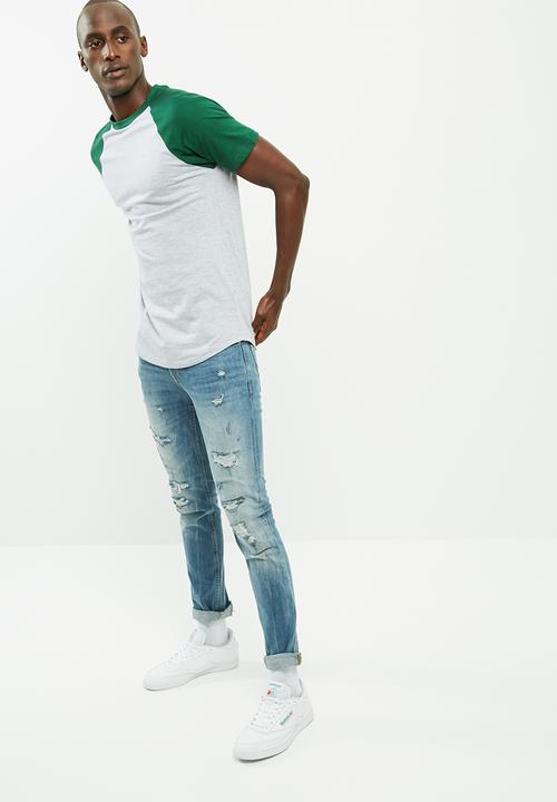 basicthread - Plain slim raglan tee