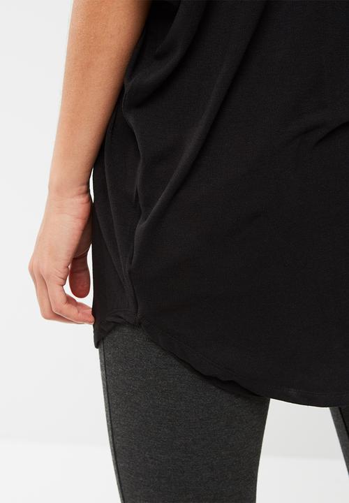 dailyfriday - Cold shoulder wrap back top