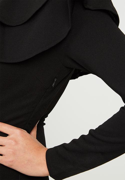 Missguided - Frill off the shoulder bodycon dress