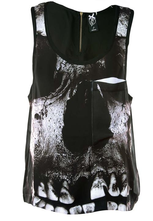 Pretty in Punk - Loose Tooth Tank Ladies – Black