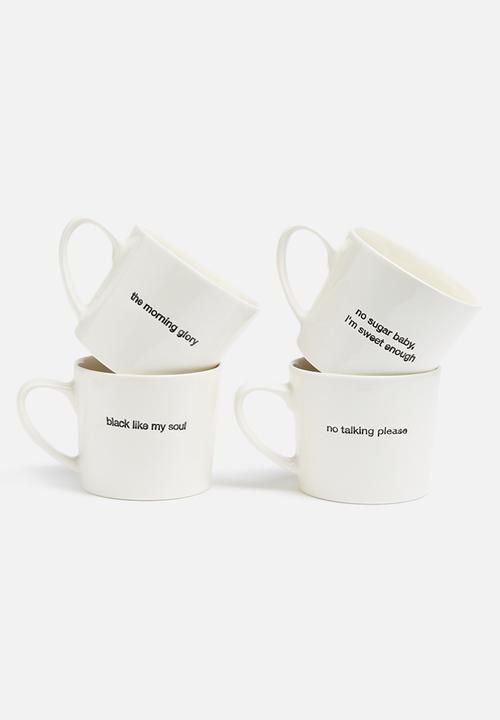 Urchin Art - No sugar baby stamped mug