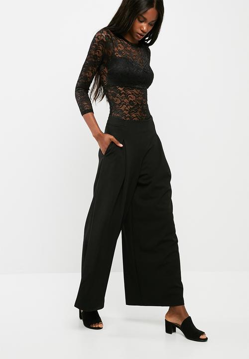 dailyfriday - Lace and knit bodysuit