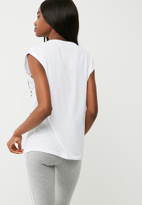 adidas Originals - Boyfriend trefoil roll up tee