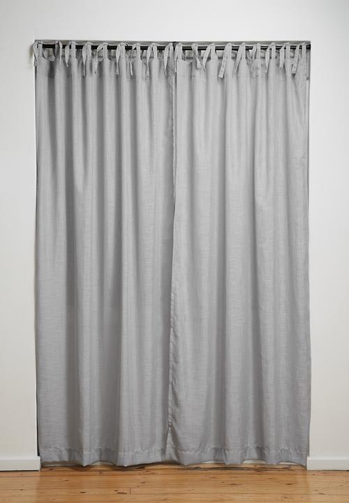Sixth Floor - Tie top curtain unlined
