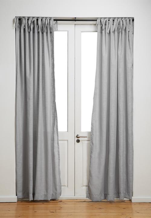 Sixth Floor - Tie top curtain unlined