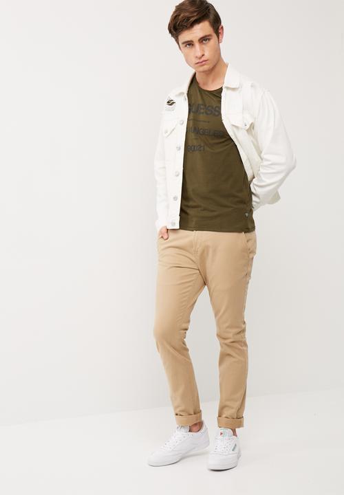 GUESS - Basic la logo crew tee