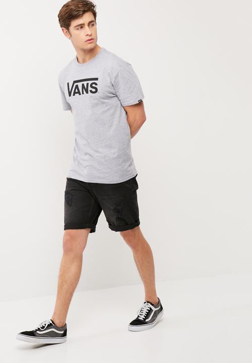 Vans - Vans classic tee - Athletic grey heather/black