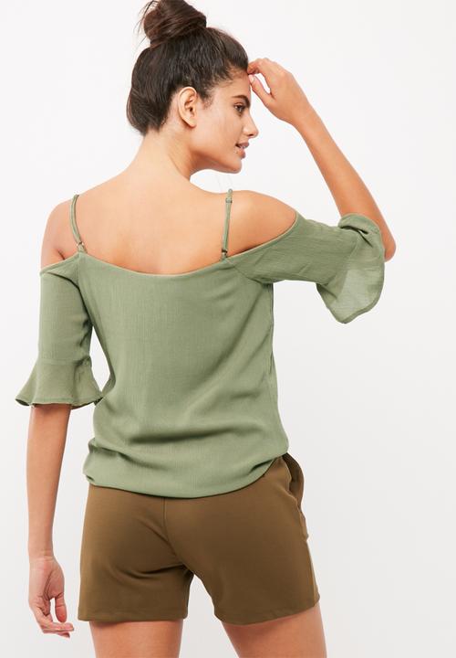 Noisy May - Alberte cold shoulder top