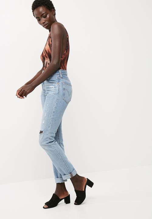 Missguided - Tiger print mesh bodysuit