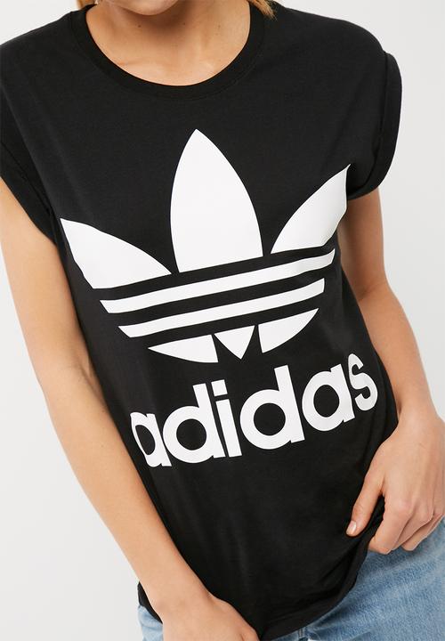 adidas Originals - Boyfriend trefoil roll up tee