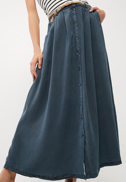 Vero Moda - Zoe tencel button skirt