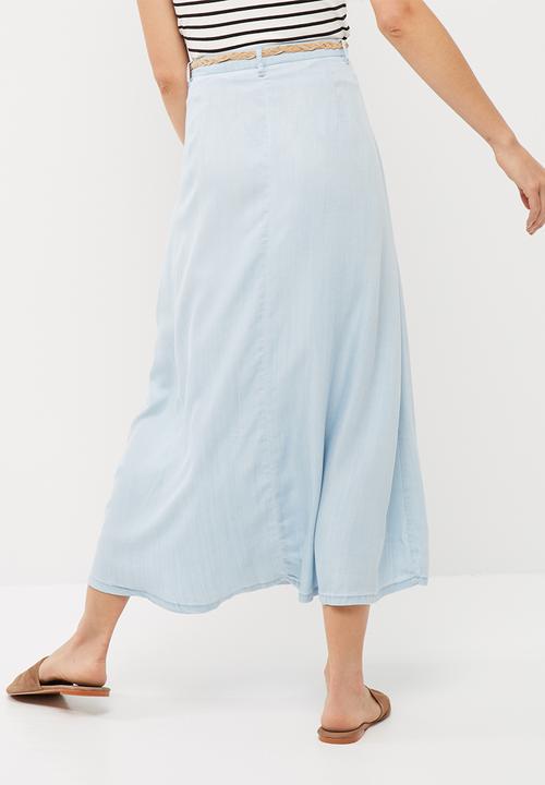 Vero Moda - Zoe tencel button skirt