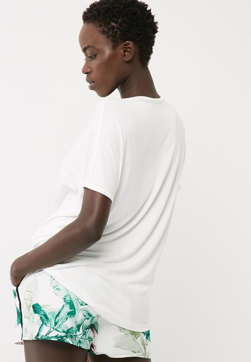 dailyfriday - Cap sleeve butterfly tee
