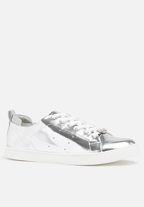 aldo silver sneakers
