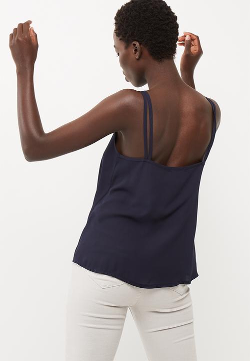 dailyfriday - Woven scoop neck cami