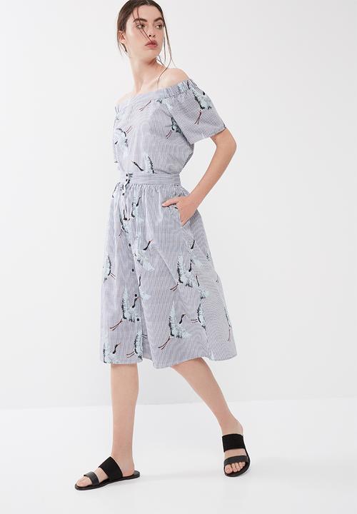 ONLY - Beatrice crane skirt