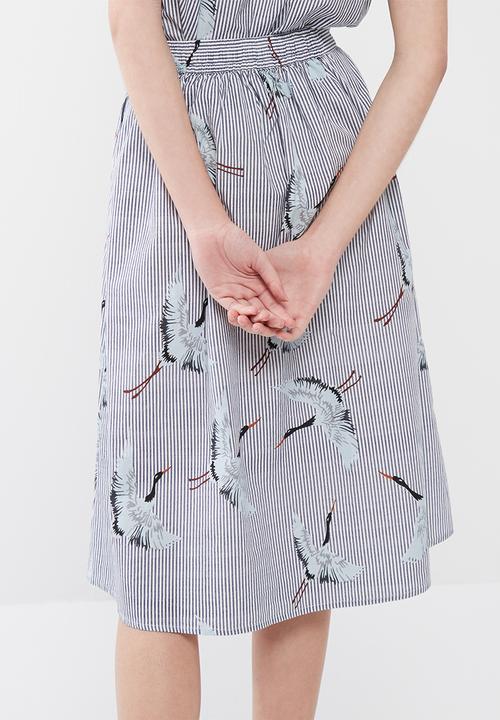 ONLY - Beatrice crane skirt