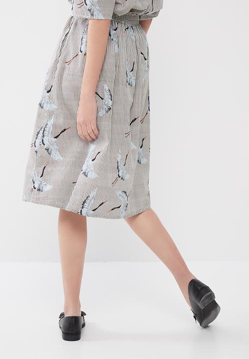 ONLY - Beatrice crane skirt