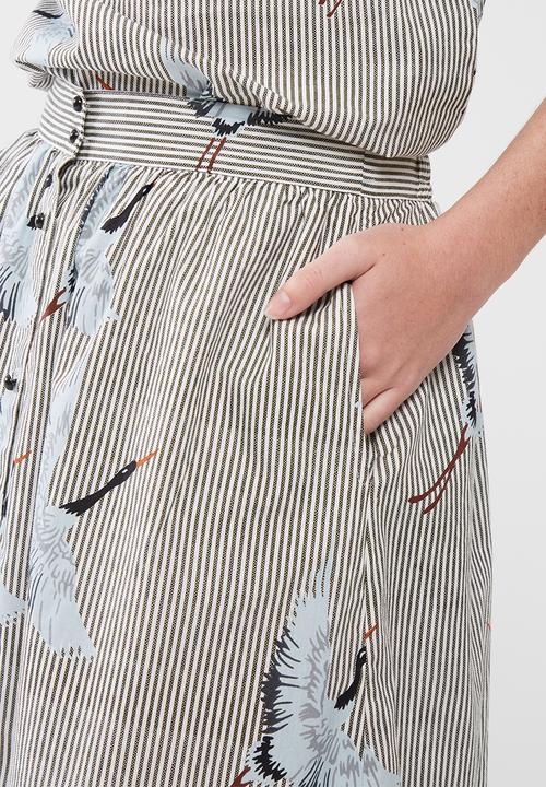 ONLY - Beatrice crane skirt