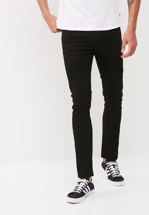 levi's jet black jeans