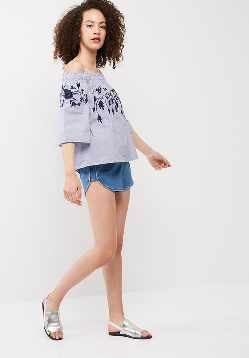 Vero Moda - Bella off shoulder midi top