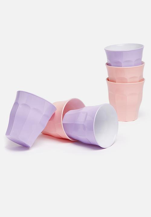 Duralex - Picardie pastel tumbler 220ml - set of 6