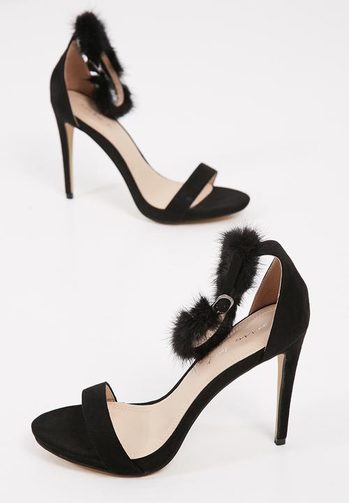 SISSY BOY - Faux fur ankle stiletto