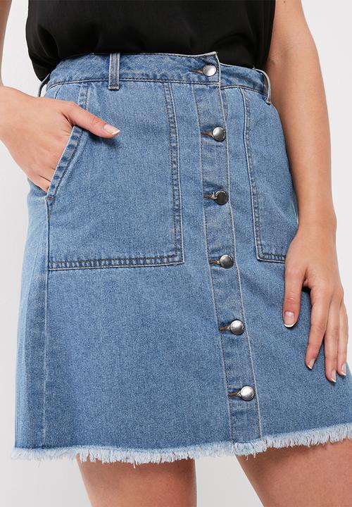 Jacqueline de Yong - Sugar a-line denim skirt