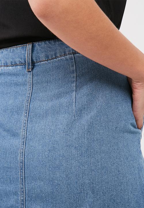 Jacqueline de Yong - Sugar a-line denim skirt