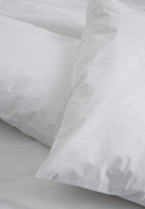 Sixth Floor - 200TC cotton oxford duvet cover set - white
