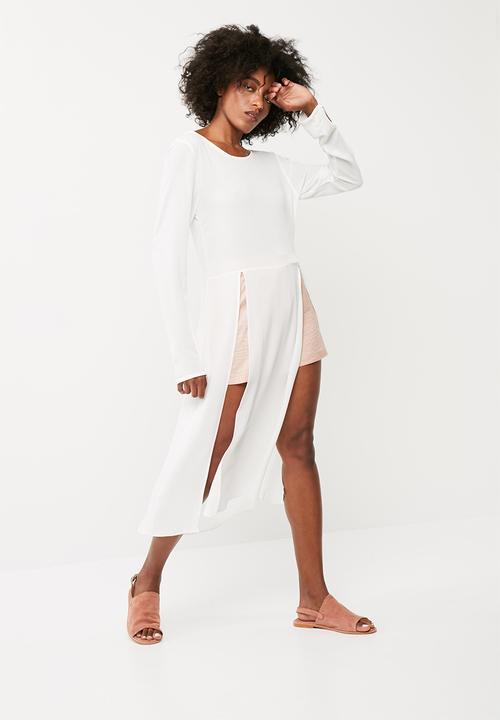 dailyfriday - Split front tunic blouse
