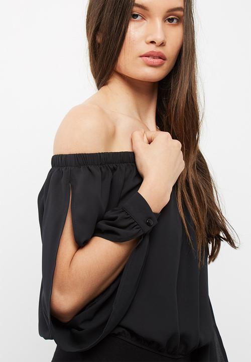 dailyfriday - Off shoulder twofer bodysuit