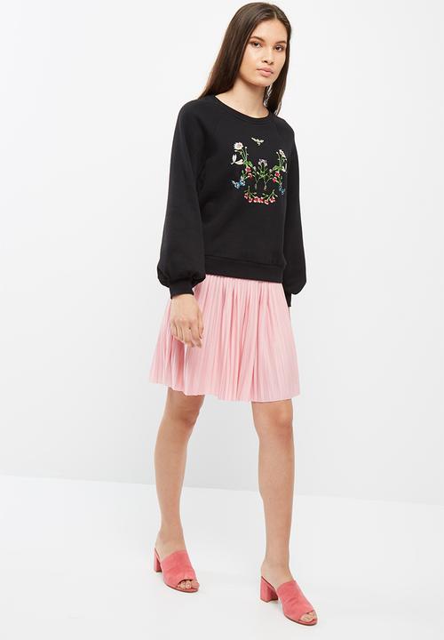 Vero Moda - Bud embroidered sweat