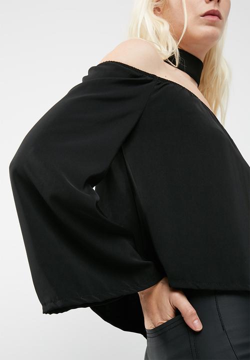 Missguided - Choker bardot blouse