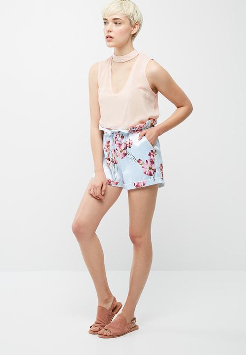 dailyfriday - Satin ruffle short
