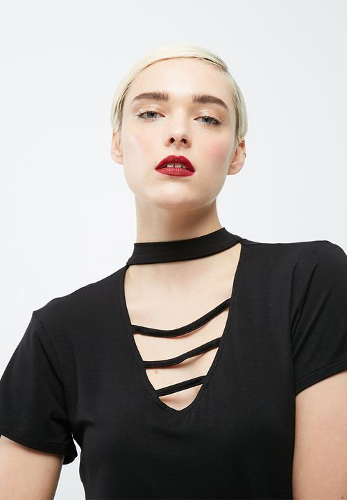 dailyfriday - Choker knit tee