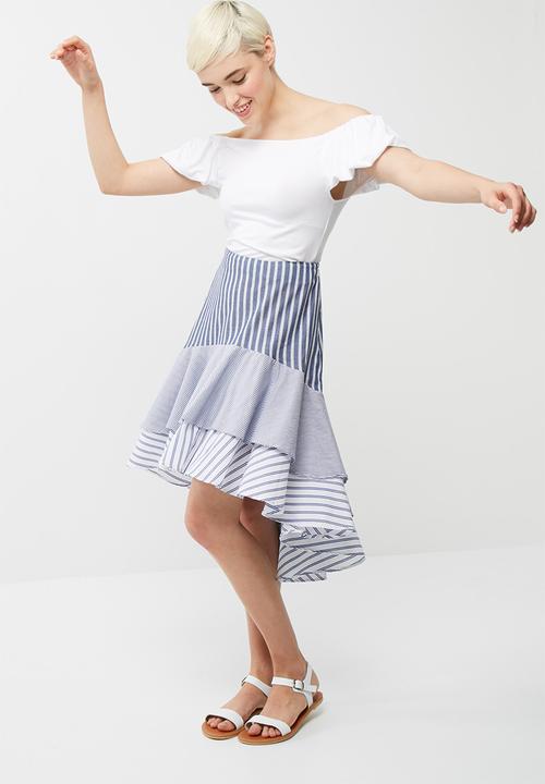 dailyfriday - Tiered stripe skirt