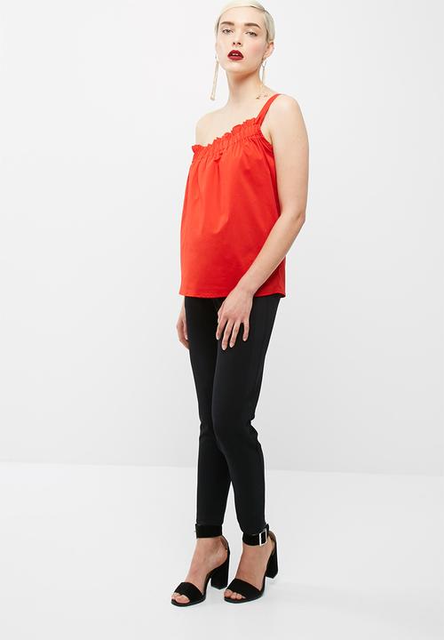 dailyfriday - One shoulder poplin blouse