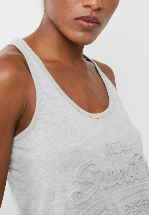 Superdry. - Vintage logo emboss vest