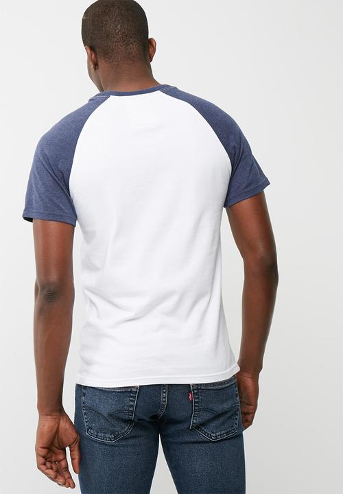 Superdry. - Vintage logo raglan tee